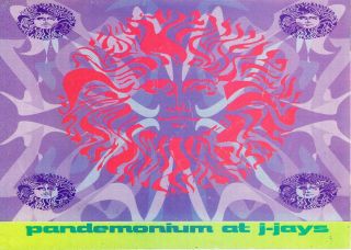 Pandemonium Rave Flyer Flyers 5/6/92 A5 Jj 