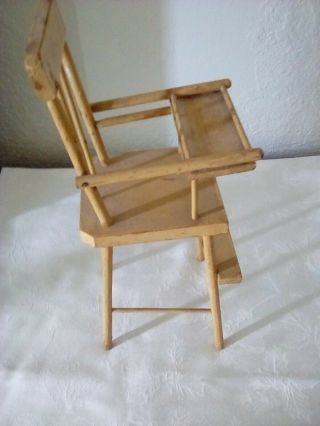 Vintage childs toy high chair primitive style or shabby chic fourteen inch high 3