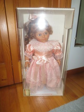1993 Lissi Puppen Salena Soft 20 " Doll W/baby Doll & Box & - - Germany