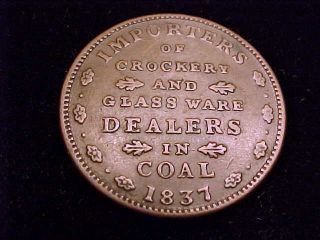 1837 Hard Times Token,  Store Card,  E.  F.  Sise & Co,  Portsmouth,  Hampshire 18