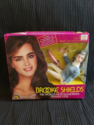 1982 Ljn Vintage Brooke Shields Teenage Fashion Doll,  Retro