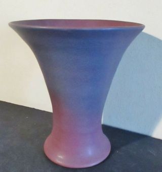 Antique Vtg Van Briggle Art Pottery Mid Century Modern Purple Wash Glaze Vases