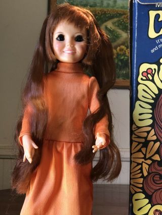 Vintage 70’s Movin’ Groovin’ Chrissy Doll With The Long Growing Hair