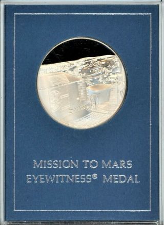 Franklin Eyewitness Medal - Mission To Mars - Viking 1