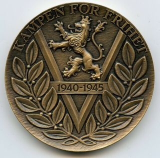 Norway WWII Bronze Medal Gunnar Eilifsen Norwegian Hero,  Police Officer 2