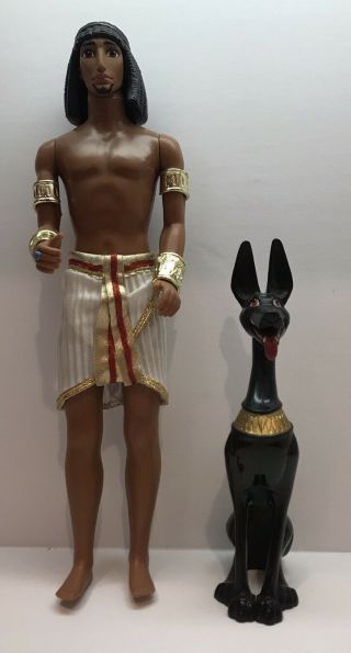 Rare Vintage Hasbro 1998 The Prince Of Egypt Prince Moses 11 " Doll And Dog