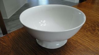 Antique Alfred Meakin England Royal Ironstone China Footed Bowl.