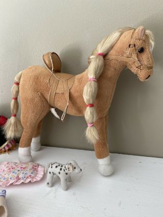 Only Hearts Club Palomino Toy Horse Cinnamon 2008 Plush,  Animals And Clothes