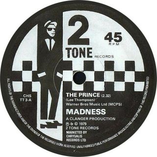 Madness The Prince 2 Tone Records Mod Skin Vinyl Sticker 85mm,  B2g 1