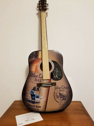 Kenny Chesney Autographed Blue Chair Bay Guitar Brand New/ No Shoes Nation
