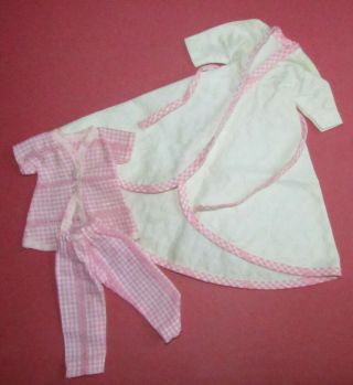 Vintage Betsy Mccall Doll " Brunch Time " Outfit B23 Pink Gingham
