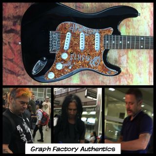 Gfa X4 Fat Mike Band Nofx Signed Electric Guitar Proof Ad3