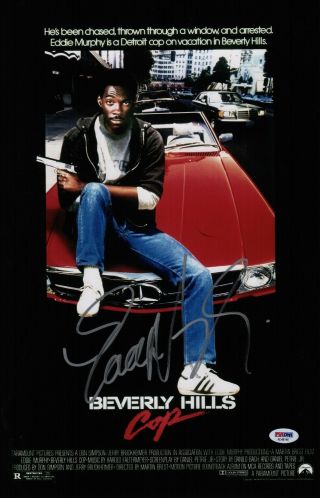 Eddie Murphy Signed Beverly Hills Cop 11x17 Movie Poster Psa Ad48146