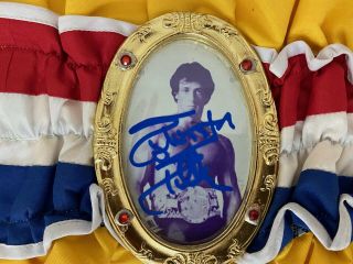 Sylvester Stallone Autographed ROCKY Heavyweight Championship Belt ASI Proof 2