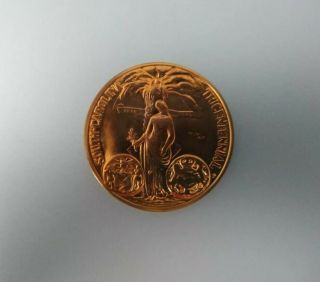 1670 - 1970 1 1/2 In South Carolina Tricentennial Medal By Philadelphia P