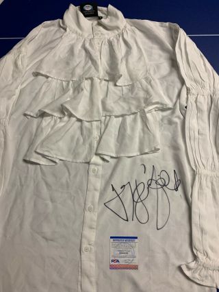 Jerry Seinfeld Signed Puffy Shirt Psa/dna Comedian Full Signature Rare