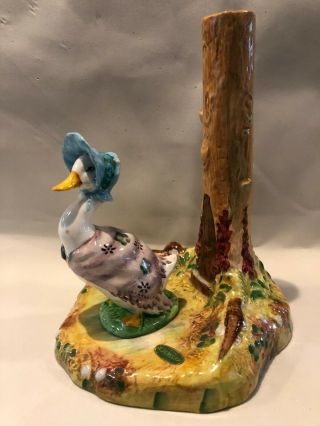 Beswick Beatrix Potter Jemima Puddle - Duck Lamp Tag