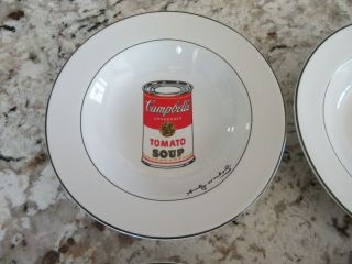 6 Andy Warhol Signed Campbells Tomato Soup 9 