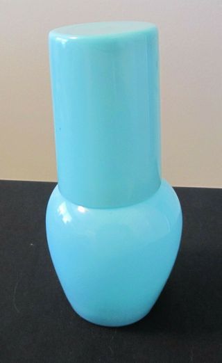 Morgantown Trudy Opaque Blue Tumble Up Guest Set 1940 