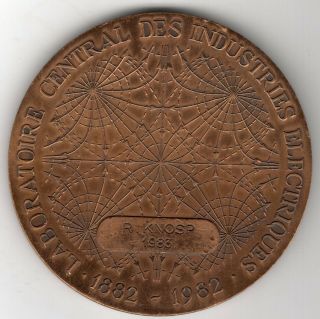 1983 French Medal for the Central Laboratory of Electrical Industries 2