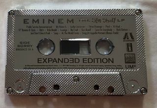 Eminem Autographed Chrome Cassette Tape Expanded Collectors Signed SSLP20 3