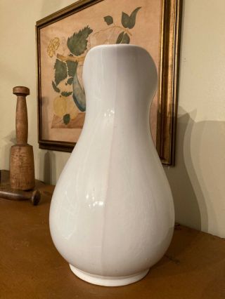 ANTIQUE J & G MEAKIN WHITE IRONSTONE LARGE 12.  5 