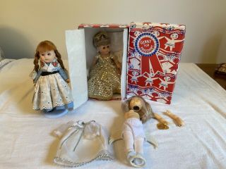 3 Vintage Vogue Ginny Dolls (ginny For President - Inaugural Ball)