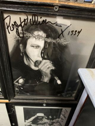 Christian Death /rozz Williams Autographed Photo Rare 1 Of 1