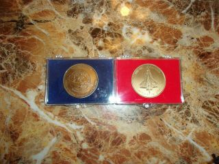 Nasa Space Shuttle Coins / Medal,  In Memory Of Columbia/challenger Sts - 107
