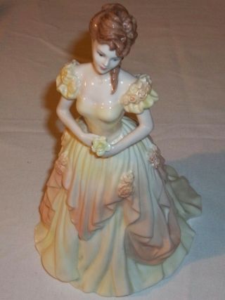 1996 Coalport Karen Figurine Of The Year Bone China England Figurine Figure Cc