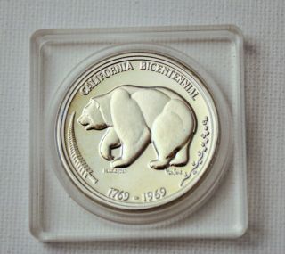 California Bicentennial Silver Coin 1769 - 1969 Great Luster