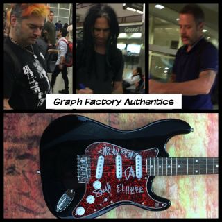 Gfa X4 Fat Mike Band Nofx Signed Electric Guitar Proof N3
