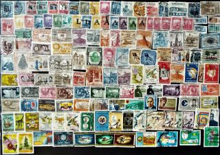 Air Mail Stamps From Colombia