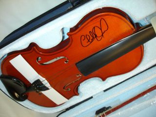 Charlie Daniels autographed fiddle w/case 544 2