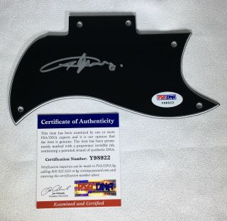 Angus Young Ac/dc Signed Autographed Sg Guitar Pickguard Psa Dna Certified