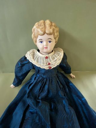 Charming Vintage Bisque/porcelain Doll 20 " Tall
