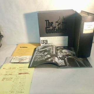 Limited Edition The Godfather Notebook - Signed By Francis Ford Coppola