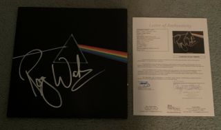 Roger Waters Signed Dark Side Of The Moon Pink Floyd Album Vinyl Jsa Loa