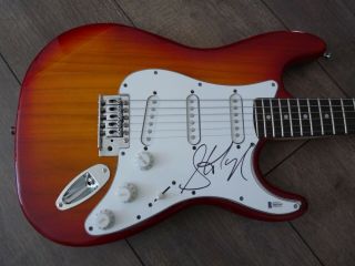 Steven Tyler Aerosmith Signed Autographed Electric Guitar Beckett Bas Certified