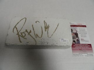 Roger Waters Signed The Wall Brick Pink Floyd Exact Proof Jsa Authenticated