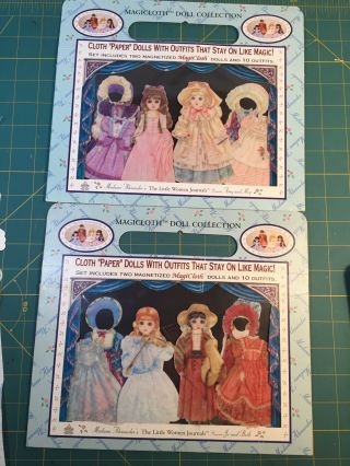 Madame Alexander Little Woman Journals All Four Ladies Paper Dolls Magicloth