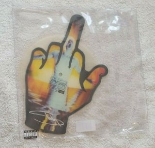 Eminem Limited To 99 Signed Sslp20 Jdgaf/sdgaf Middle Finger Vinyl Slim Shady Lp