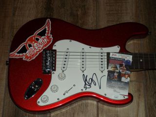Steven Tyler Aerosmith Signed Guitar Jsa Autographed Electric