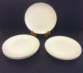 Mcm Eva Zeisel Castleton Museum White 81/4” Salad Plate Set Of 6