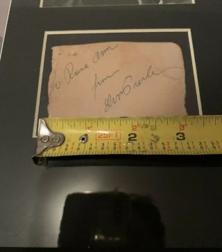 Elvis Presley Signed CUT JSA KING ROCK ROLL Autograph Framed 2