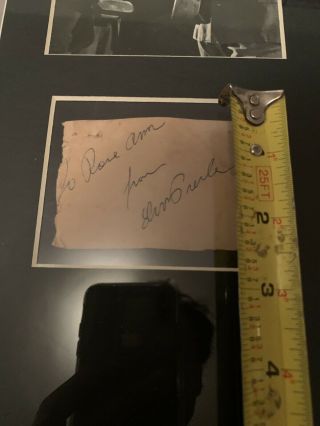 Elvis Presley Signed CUT JSA KING ROCK ROLL Autograph Framed 3