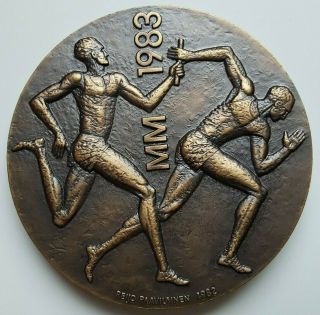 Finland R.  Paavilainen Bronze Medal " Helsinki World Championships 1983 "