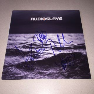 Audioslave Signed Autographed Out Of Exile Lp Chris Cornell,  3 Beckett Bas Loa
