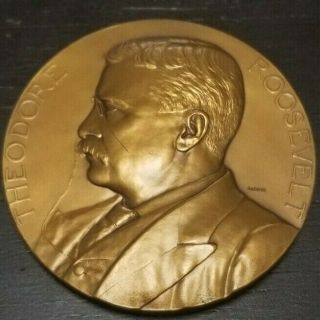 Restrike 1905 Theodore Roosevelt Bronze Second Inauguration Medal