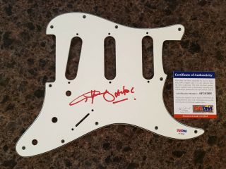 Angus Young Signed Pick Guard Ac/dc Autographed Psa/dna